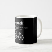 Cyclopath Funny Gift for Cyclists and Bikers Koffiemok (Voorkant rechts)