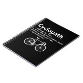 Cyclopath Funny Gift for Cyclists and Bikers Notitieboek (Linkerzijde)