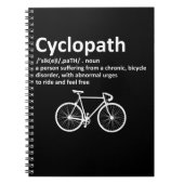 Cyclopath Funny Gift for Cyclists and Bikers Notitieboek (Voorkant)