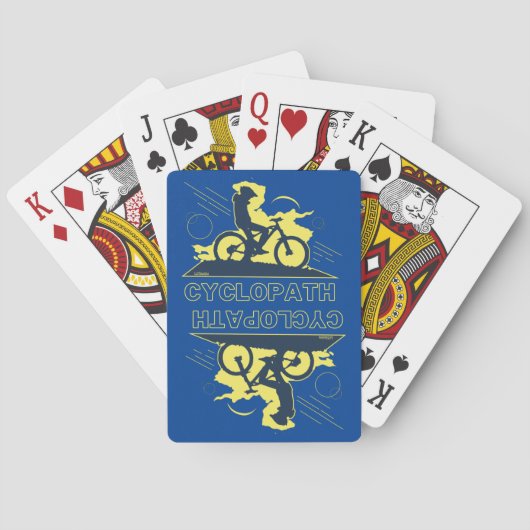 CYCLOPATH grappig cadeau voor mountainbike Pokerkaarten (Achterkant)