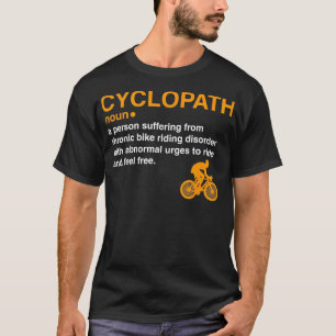 Cyclopath Woordenboek Definitie Fietser Fietser T-shirt