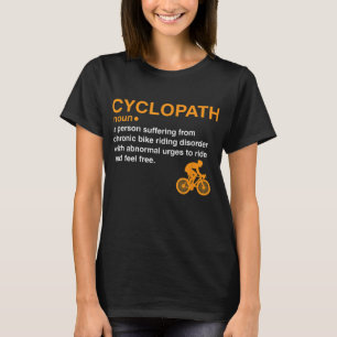 Cyclopath Woordenboek Definitie Fietser Fietser T-shirt