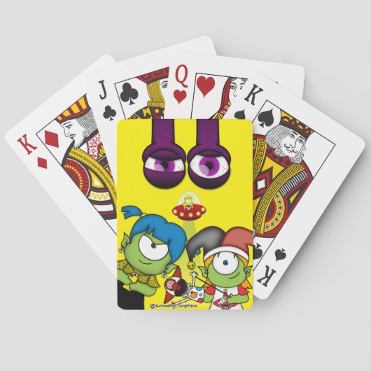 Cyclopes-tekens Pokerkaarten (Achterkant)