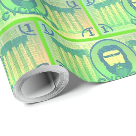 Cyclops Dollar verpakkingspapier Cadeaupapier (Rol Hoek)