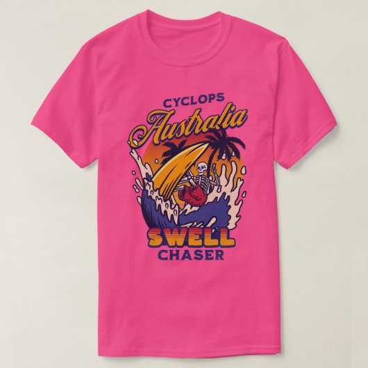 Cyclops Esperance Western Australië Big Wave Surfi T-shirt (Design voorkant)