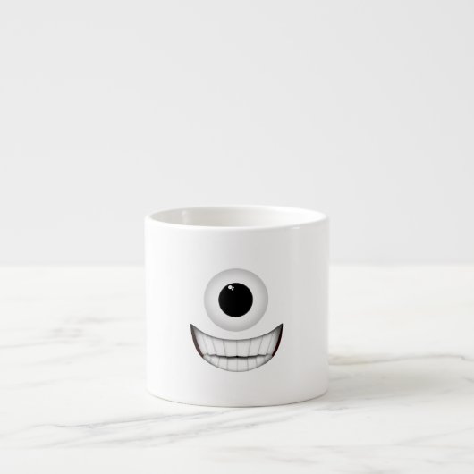 Cyclops Glimlach Espresso Kop (Voorkant)