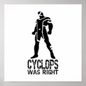 Cyclops had gelijk poster (Voorkant)