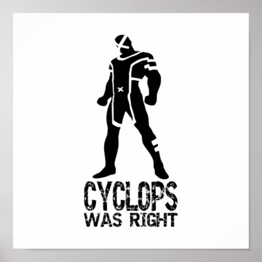 Cyclops had gelijk poster (Voorkant)