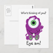 Cyclops Monster Briefkaart (Voorkant / Achterkant)