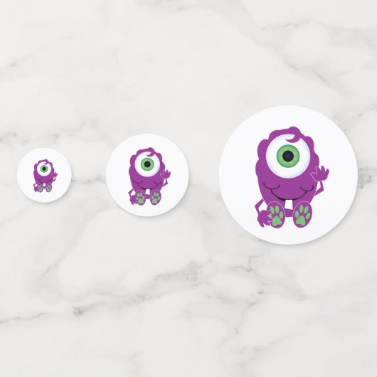 Cyclops Monster Confetti (Voorkanten)