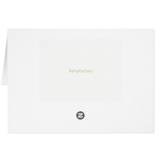 Cyclops Monster (geld cadeau) kaart (Achterkant Horizontaal)