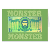 Cyclops Monster (geld cadeau) kaart (Voorkant Horizontaal)