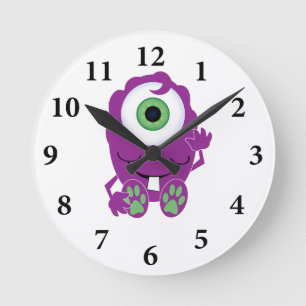 Cyclops Monster Ronde Klok