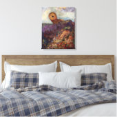 Cyclops | Odilon Redon | Canvas Afdruk (Insitu (Slaapkamer))