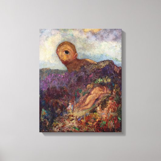 Cyclops | Odilon Redon | Canvas Afdruk (Voorkant)