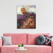 Cyclops | Odilon Redon | Canvas Afdruk (Insitu (Woonkamer))