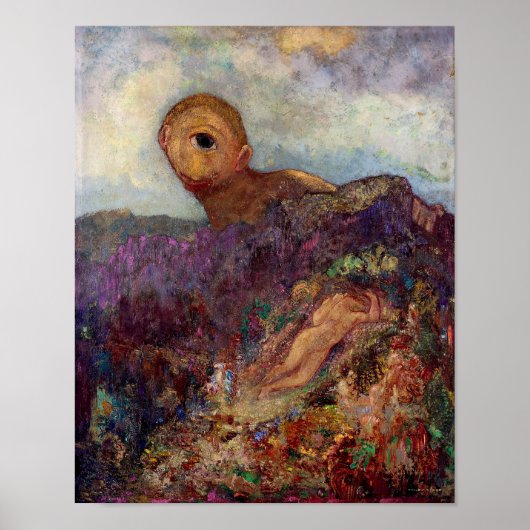 Cyclops | Odilon Redon | Poster (Voorkant)