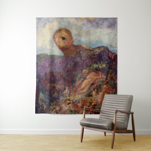 Cyclops | Odilon Redon | Wandkleed (In situ)