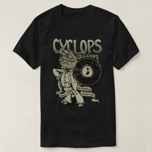 Cyclops Records 1978 T-shirt (Design voorkant)