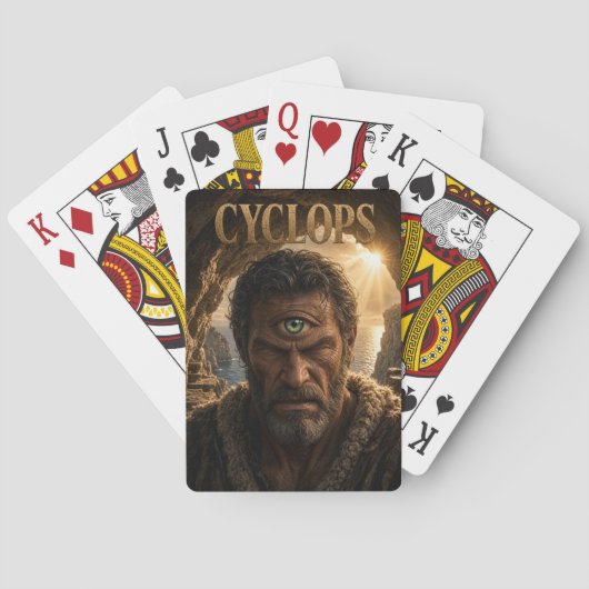 Cyclops speelkaarten, pokerkaarten (Achterkant)