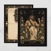 Cyclops, Starlit Tarot Kunst Briefkaart (Voorkant / Achterkant)