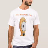 Cycloptopods Rule #2 - Witte T-shirt (Voorkant)