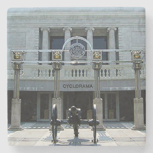 Cyclorama Atlanta Marble Stone Onderzetter. Stenen Onderzetter