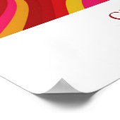 Cyclotomische contouren poster (Hoek)