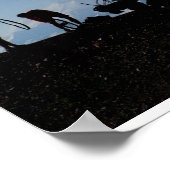 Cyclotourisme au Kirghizistan Poster (Hoek)