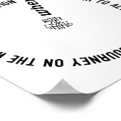 Cyclus Adventure Words Poster (Hoek)