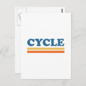 cyclus briefkaart (Voorkant / Achterkant)