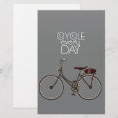 Cyclus elke dag. briefpapier (Voorkant / Achterkant)