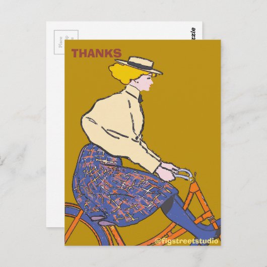 Cyclus, geef tekst Briefkaart uit (Voorkant / Achterkant)