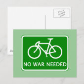 Cyclus Geen Oorlogsproducten vereist Briefkaart (Voorkant / Achterkant)