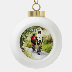 CYCLUS KERAMISCHE BAL ORNAMENT
