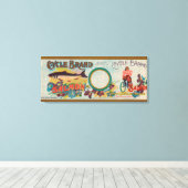 Cyclus Merk Salmon Label Canvas Afdruk (Insitu (Houten vloer))