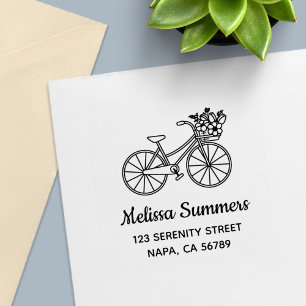 Cyclus met een Vloeradres Zelfinktende Stempel