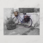 Cyclus met mand - eiland Mull Briefkaart (Voorkant)