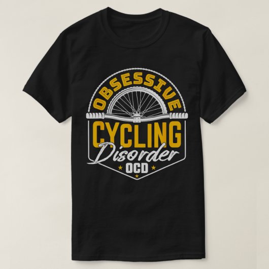 Cyclus Obsessief Fietsen Stoornis OCD Grappige Fie T-shirt (Design voorkant)