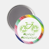 Cyclus Recyclen Magneet (Voorkant / Achterkant)