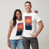 cyclus retrozonsondergang t-shirt (Unisex)