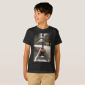 Cyclus rijstrook t-shirt (Voorkant volledig)