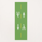 Cyclus Track Yoga Mat (Voorkant)