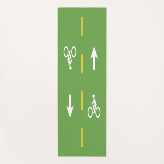 Cyclus Track Yoga Mat (Voorkant)