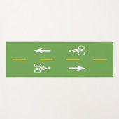 Cyclus Track Yoga Mat (Voorkant (horizontaal))