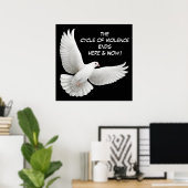 Cyclus van geweld eindigt hier Poster (Thuiskantoor)