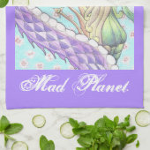 Cyclus van levensdradentekening theedoek (Gevouwen)