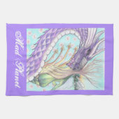 Cyclus van levensdradentekening theedoek (Horizontaal)