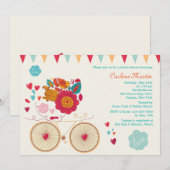 Cyclus van Liefde Bruids Douche Uitnodiging (Voorkant / Achterkant)