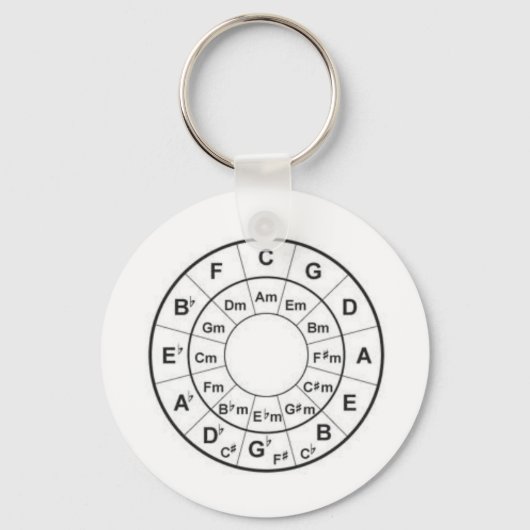 Cyclus vier sleutelhanger (Voorkant)